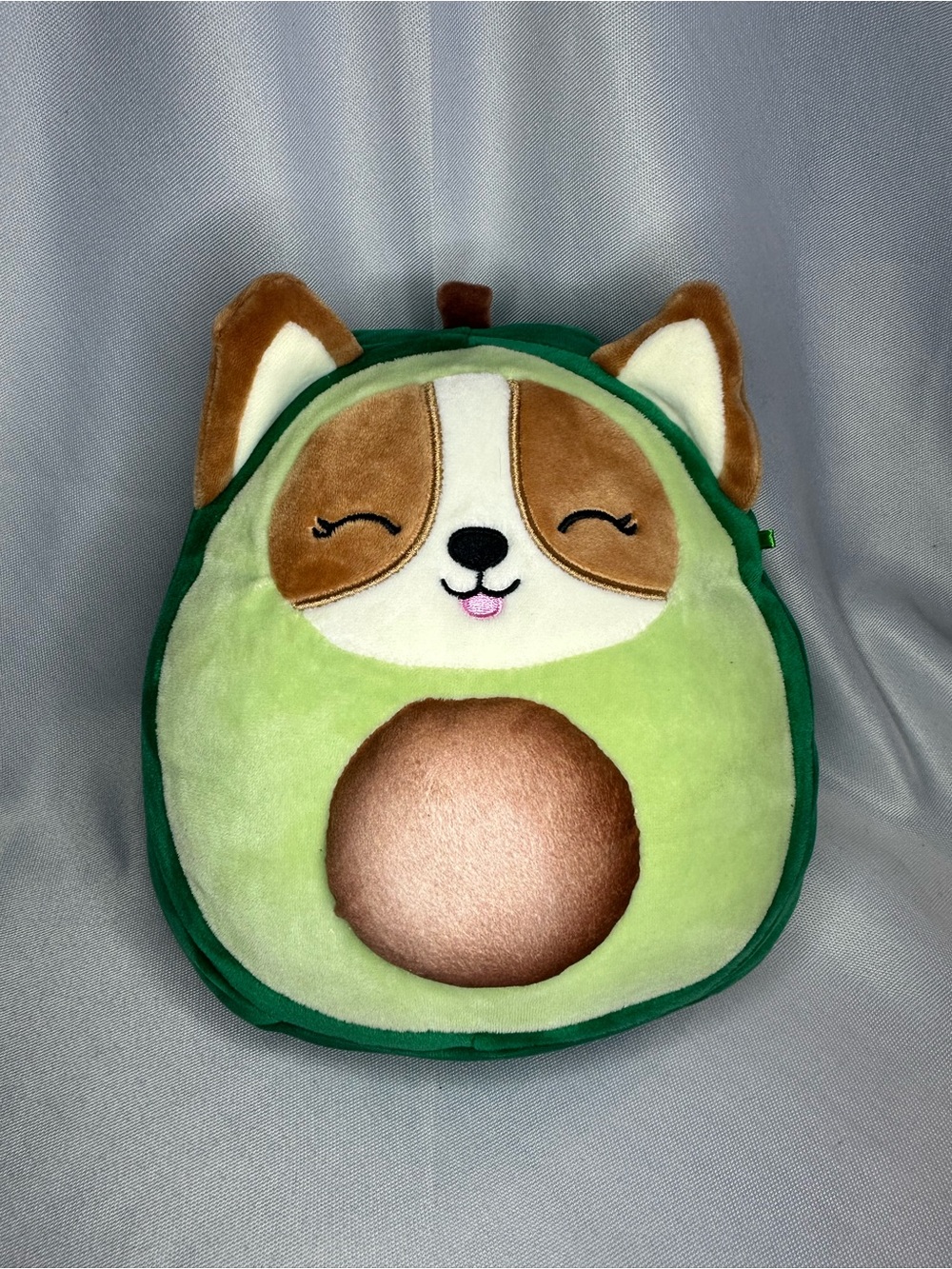 Squishmallow‎ Plush Avocado Dog - Green and Brown